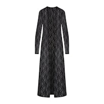 STRETCH LACE LONG ROBE