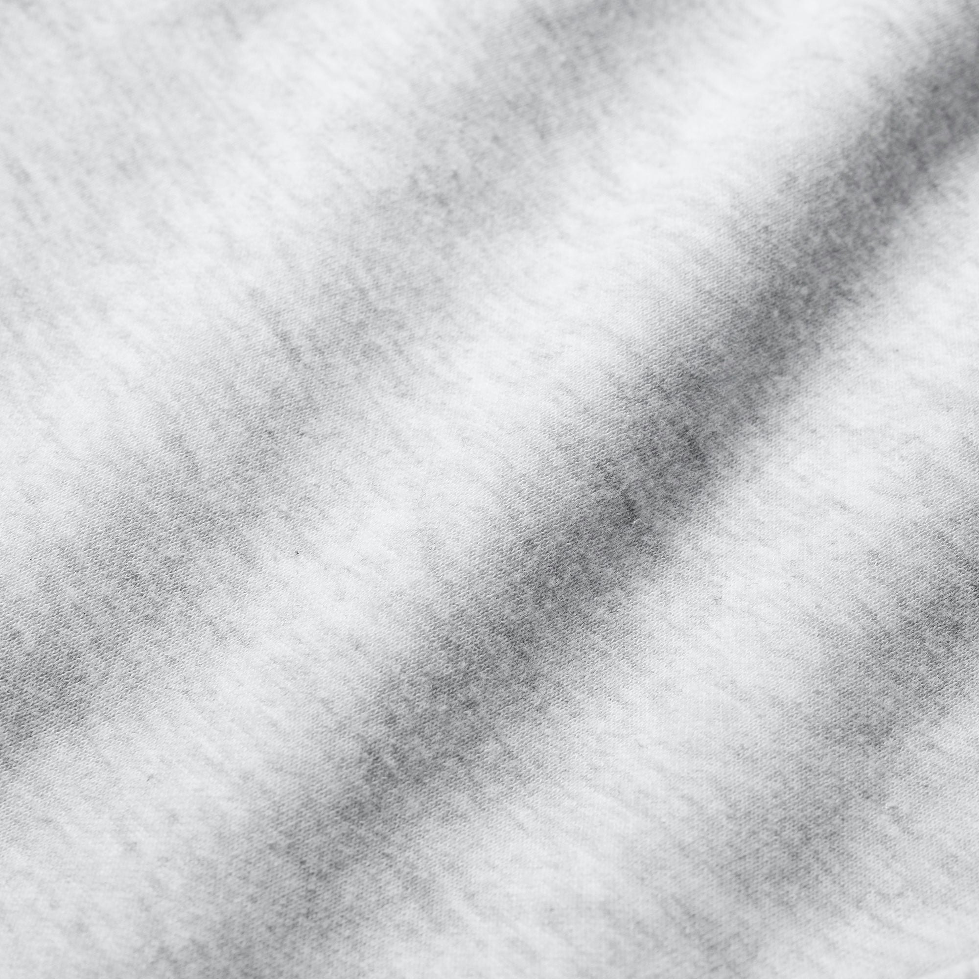 COTTON FLEECE LOW RISE CAPRI JOGGER | LIGHT HEATHER GREY ADDITIONAL FABRIC DETAILS | about this fabric