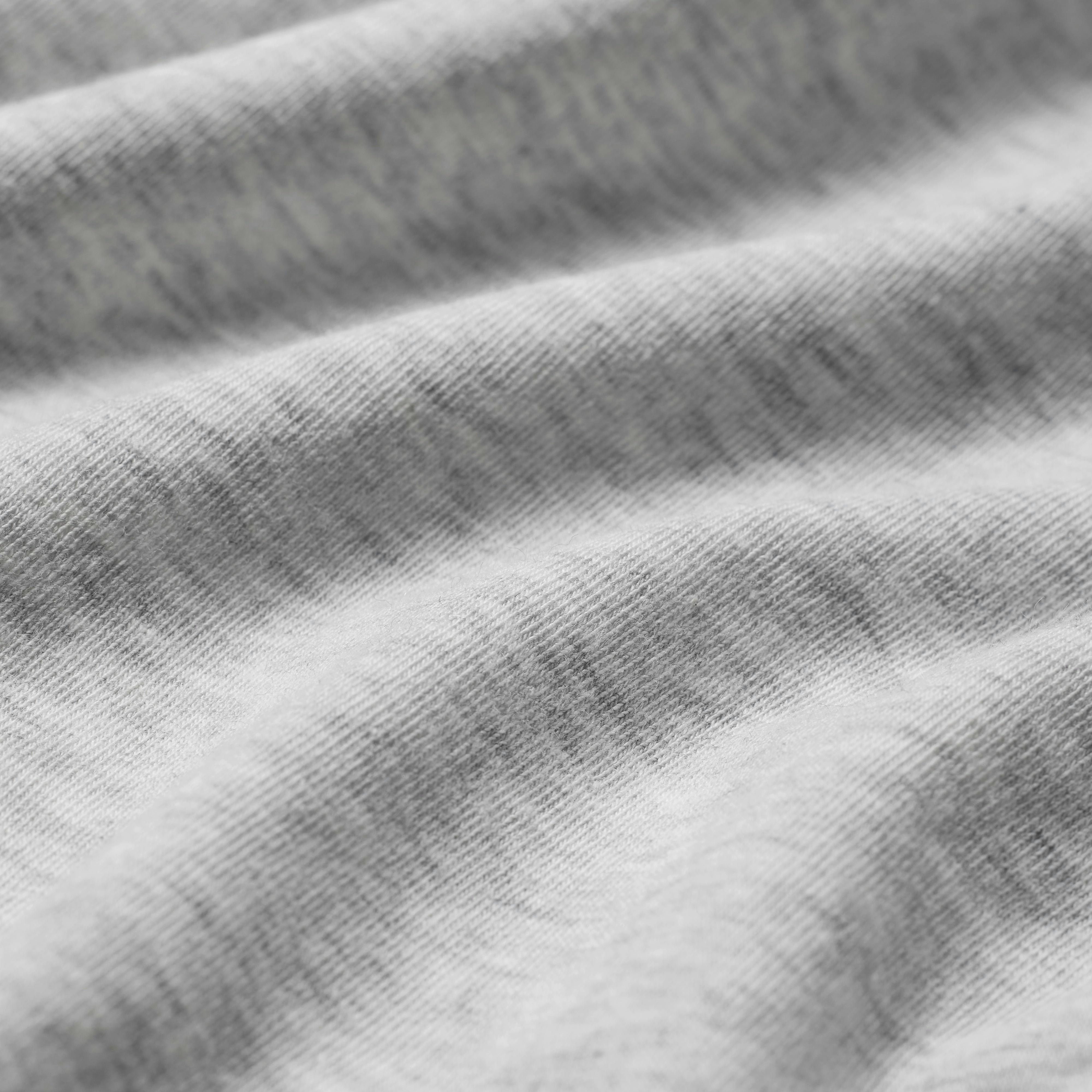 COTTON JERSEY FOLDOVER CAPRI | LIGHT HEATHER GREY  | about this fabric