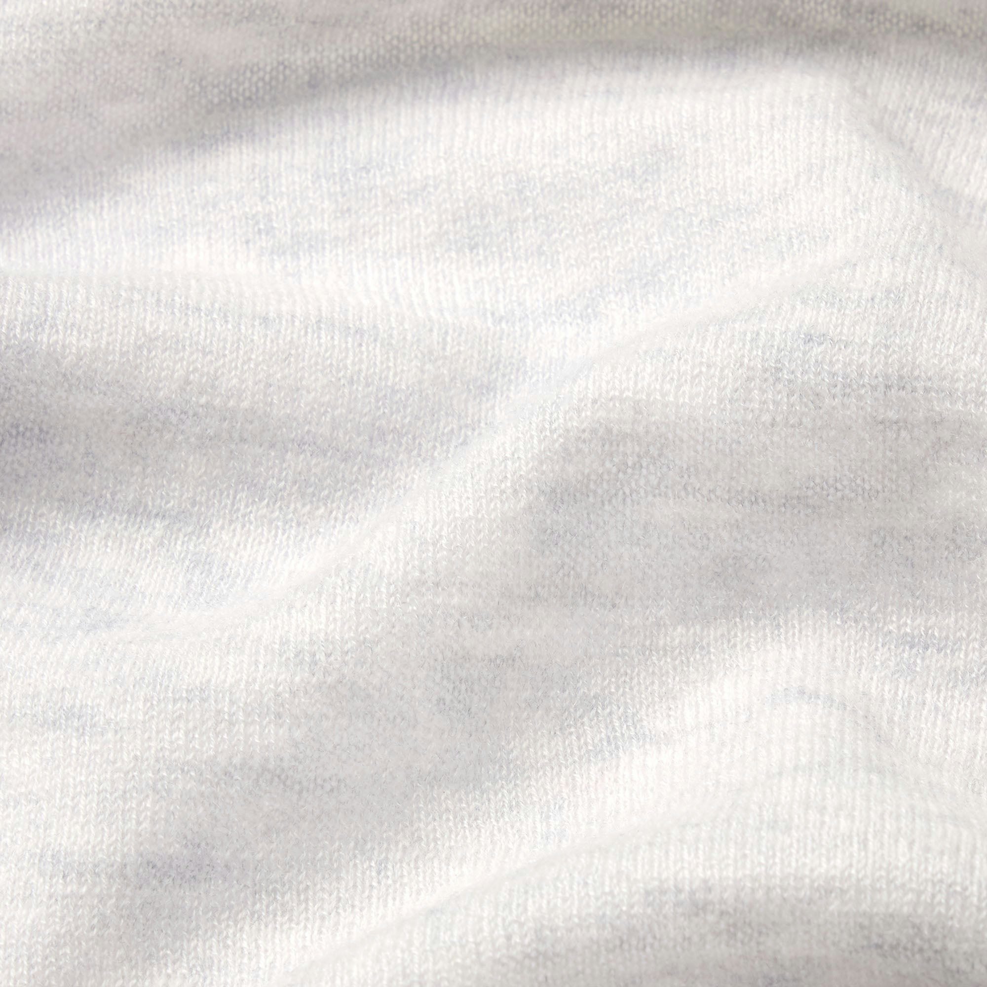 FEATHERWEIGHT CASHMERE CARDIGAN | LIGHT HEATHER GREY ADDITIONAL FABRIC DETAILS