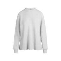 HEAVY WAFFLE OVERSIZED CREWNECK