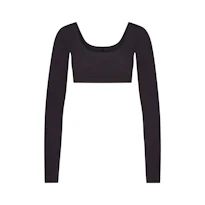 LONG SLEEVE SUPER CROPPED TOP