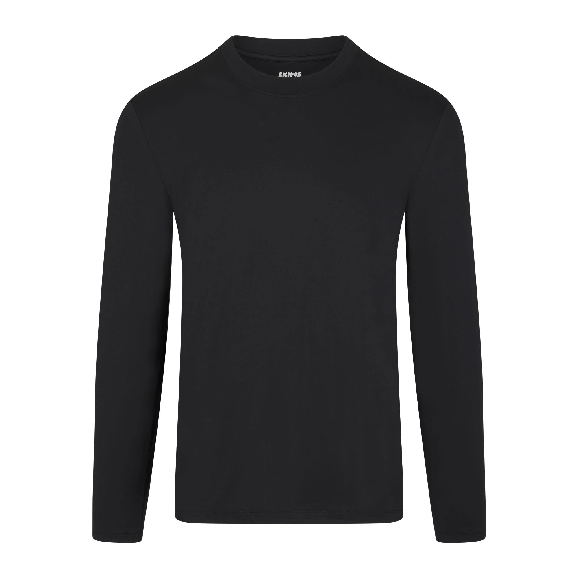 OUTDOOR JERSEY MENS LONG SLEEVE T-SHIRT | ONYX (MENS LONG SLEEVE T-SHIRTS) FLAT ON A WHITE BACKGROUND | FLT