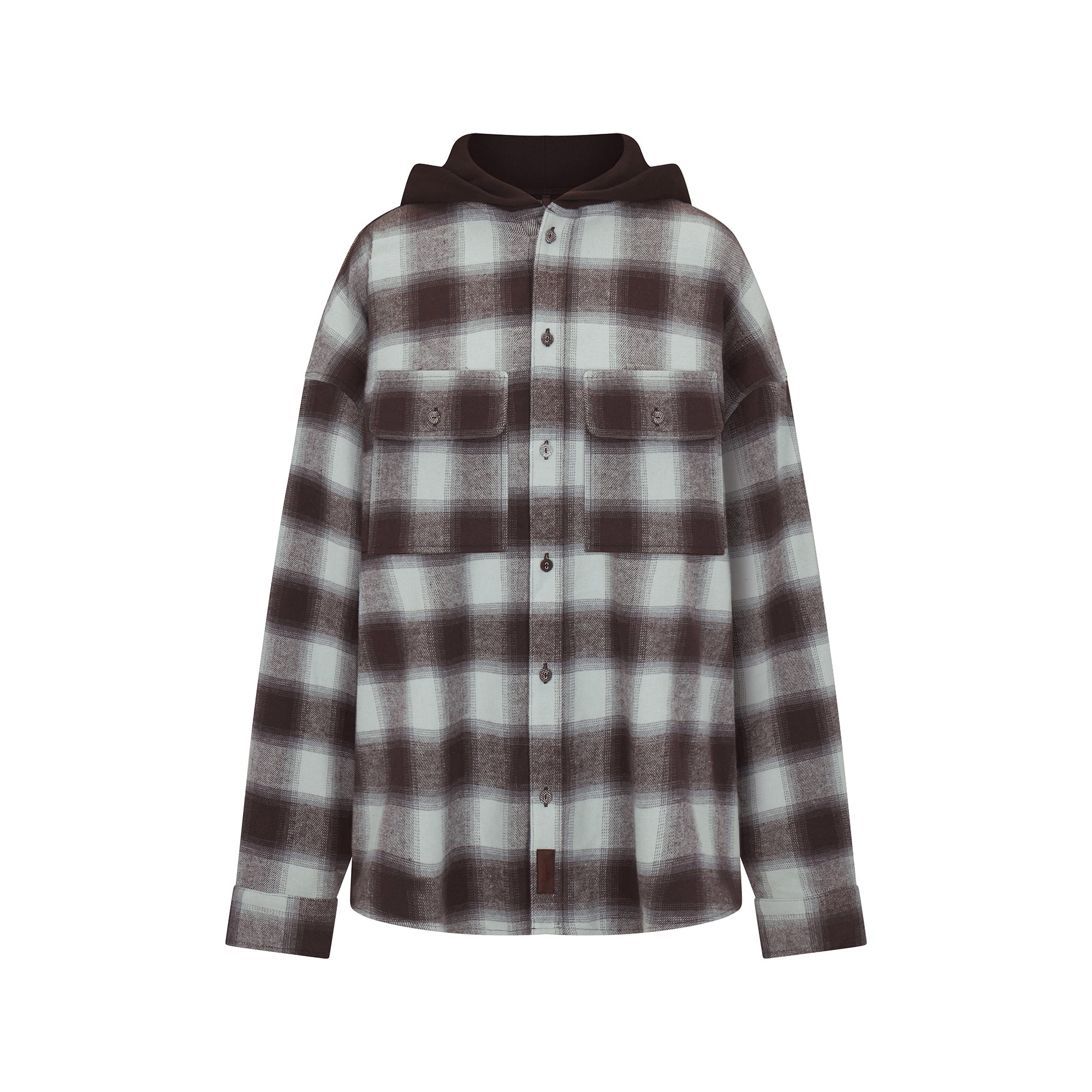 Oversized flannel hoodie new arrivals