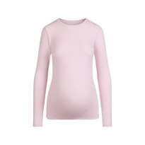 COTTON JERSEY MATERNITY LONG SLEEVE T-SHIRT