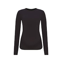 COTTON JERSEY MATERNITY LONG SLEEVE T-SHIRT