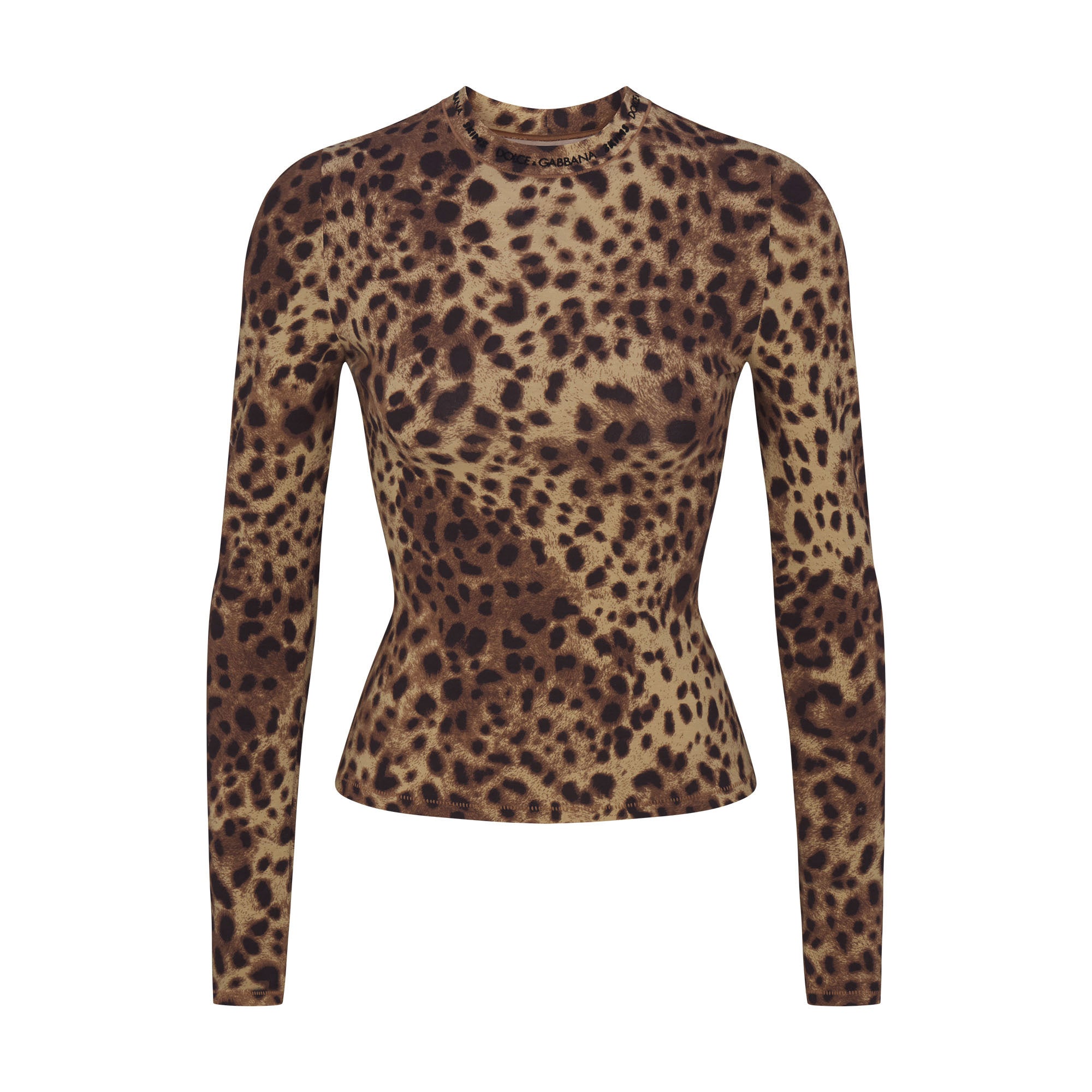 DOLCE&GABBANA X SKIMS COTTON JERSEY LONG SLEEVE T-SHIRT DOLCE&GABBANA X SKIMS COTTON JERSEY LONG SLEEVE T-SHIRT