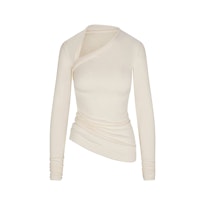 SKIMS CLOUD ASYMMETRIC LONG SLEEVE TOP