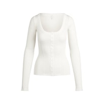 HEAVY WAFFLE CARDIGAN