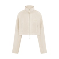 TEDDY FUNNEL NECK CROPPED JACKET