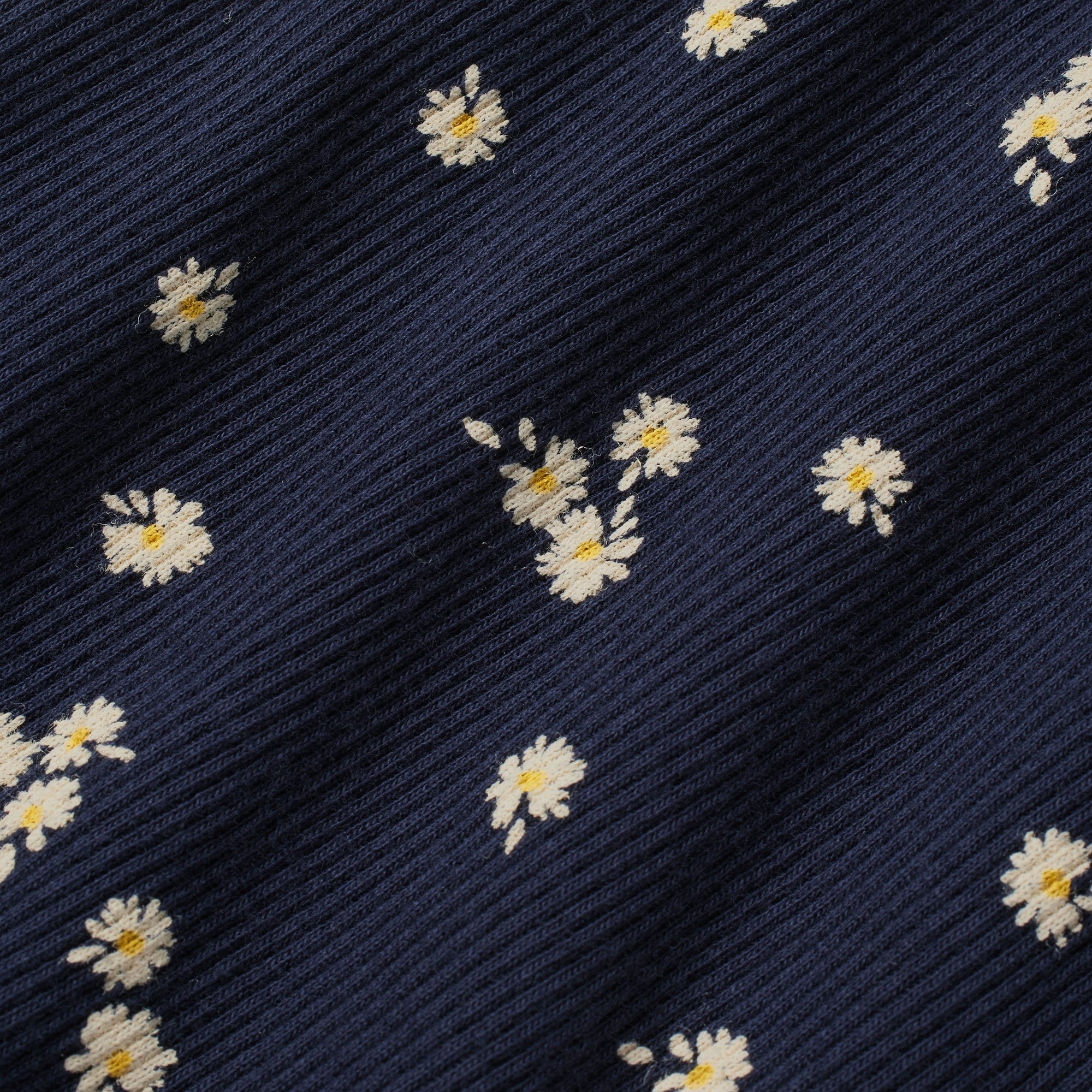 COTTON RIB TANK 3-PACK | NAVY DAISY PRINT ADDITIONAL FABRIC DETAILS