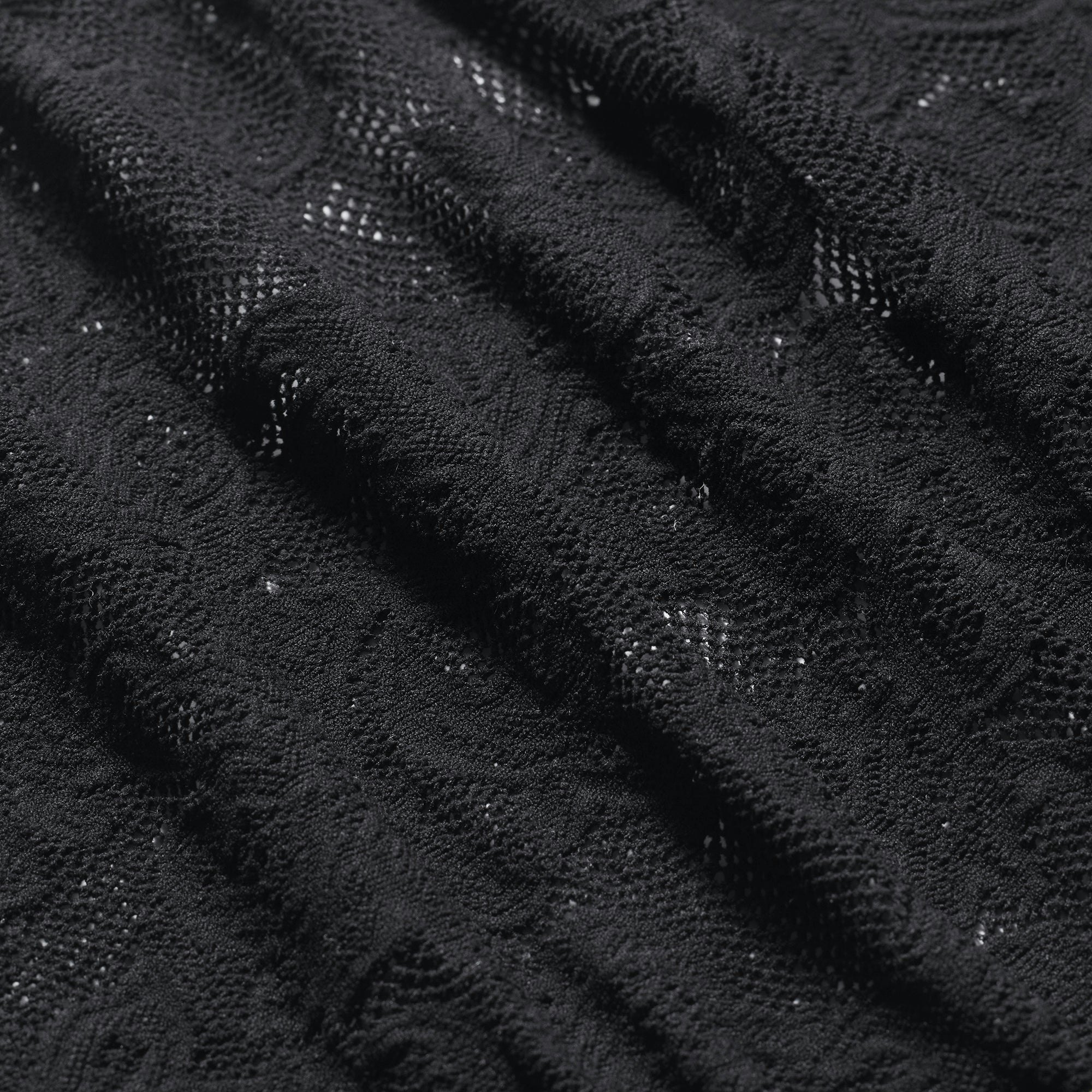 KNIT LACE STIRRUP LEGGING | OBSIDIAN ADDITIONAL FABRIC DETAILS