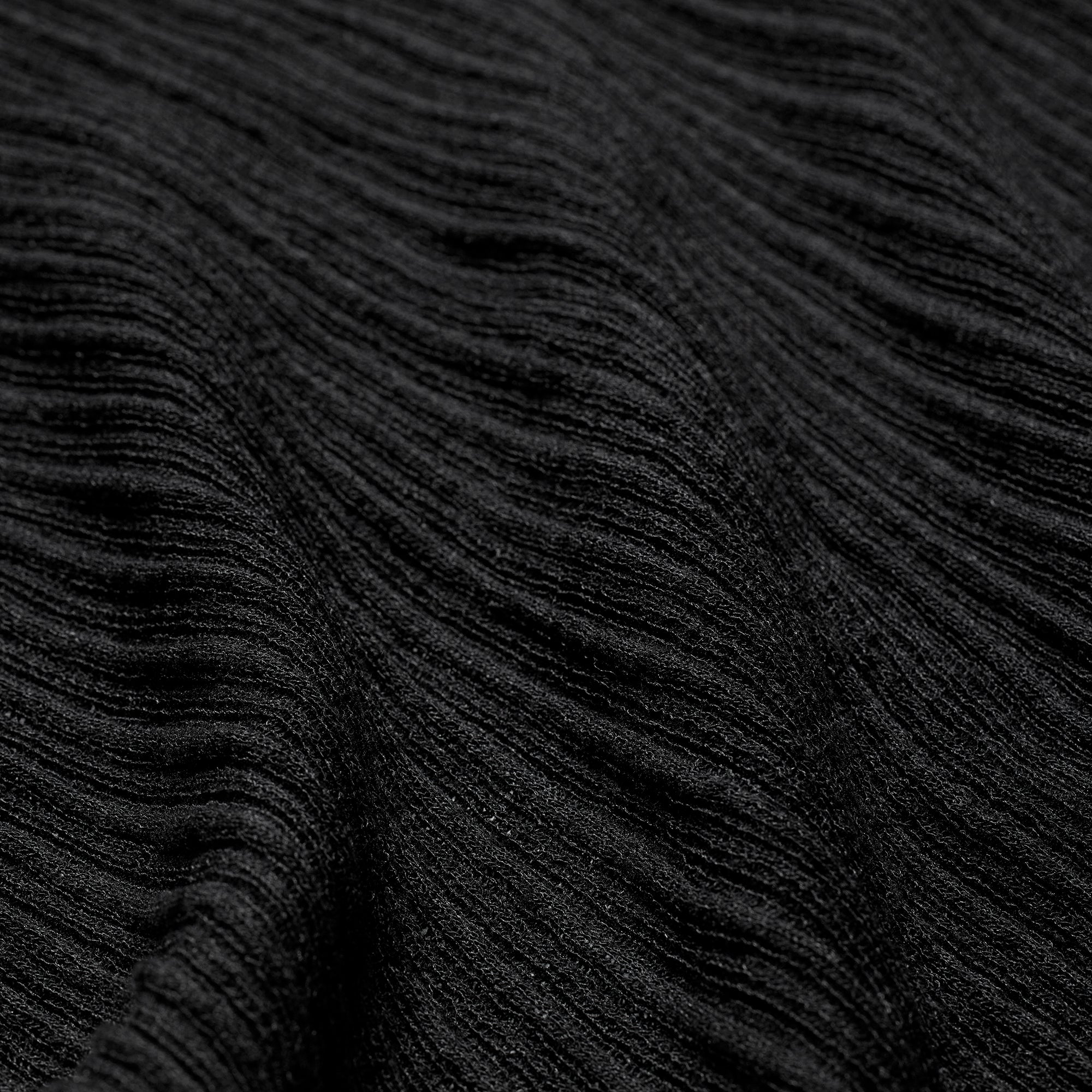 k*♡様 NKNIT / sheer wool henley neck KNIT SHEER KNIT LONG SLEEVE HENLEY | ONYX