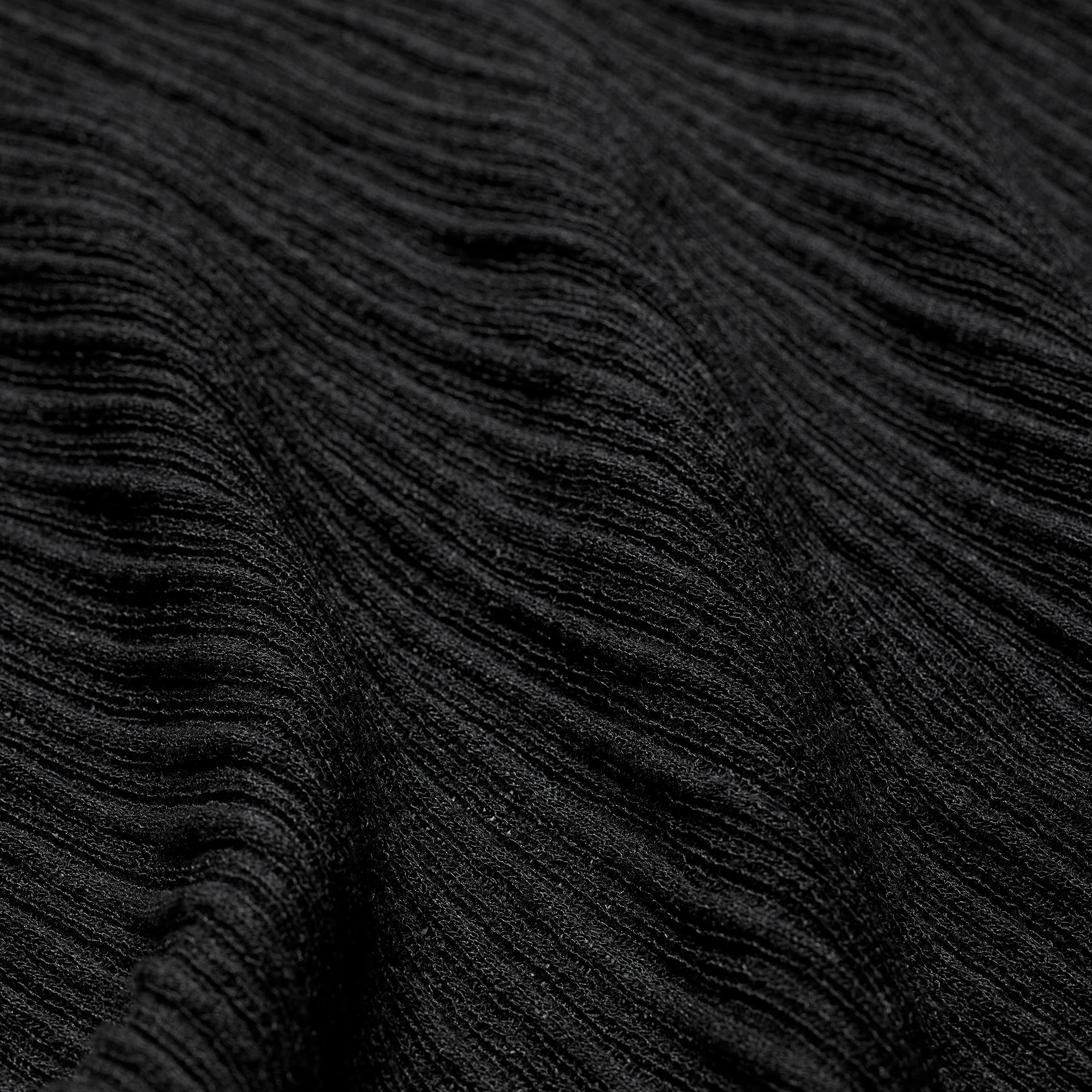 SHEER KNIT LONG CAMI DRESS | ONYX ADDITIONAL FABRIC DETAILS @ | about this fabric