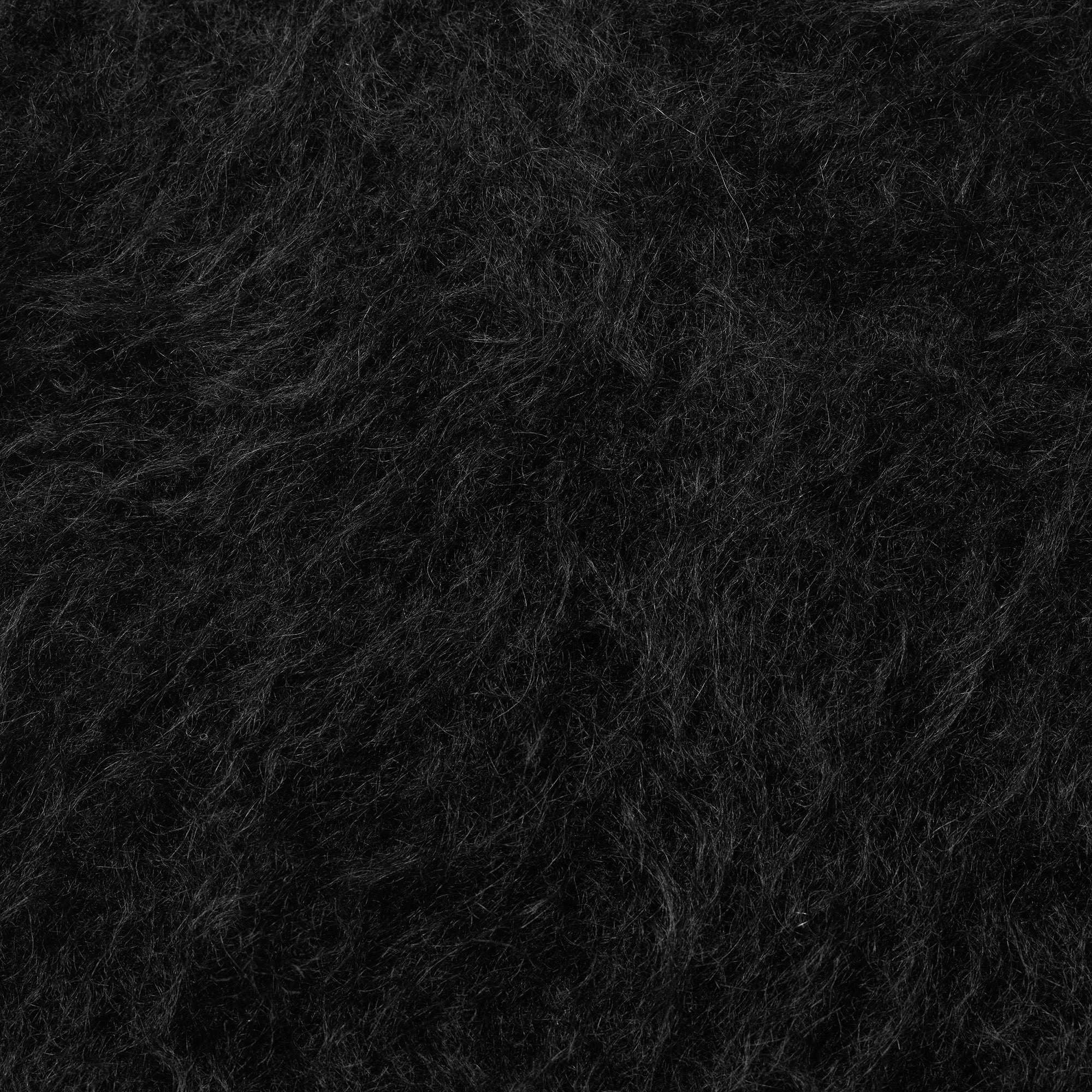 BRUSHED ALPACA CREWNECK SWEATER | ONYX ADDITIONAL FABRIC DETAILS