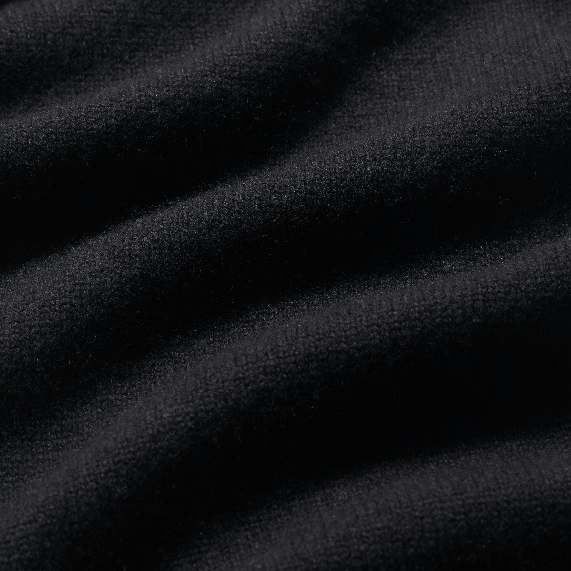 WOOL CASHMERE ZIP UP MOCK NECK SWEATER | ONYX ADDITIONAL FABRIC DETAILS | about this fabric
