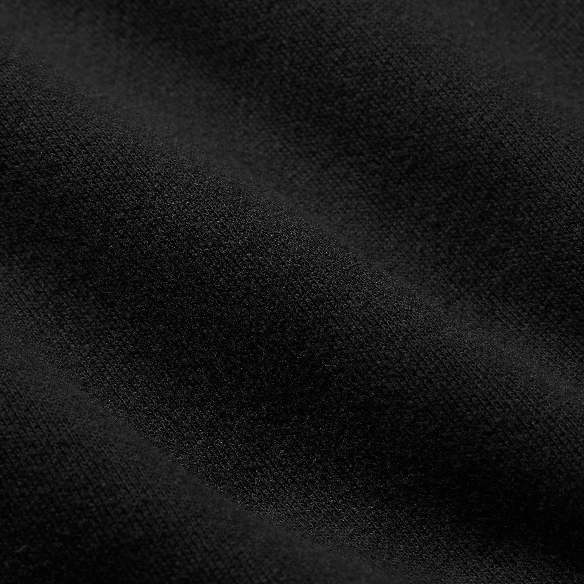 HEAVYWEIGHT FLEECE BOXY ZIP UP HOODIE | ONYX ADDITIONAL FABRIC DETAILS