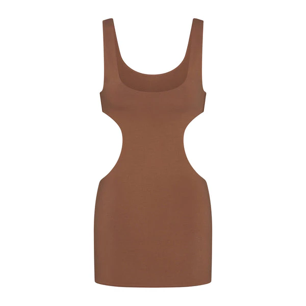 FITS EVERYBODY SLIP DRESS | ONYX | SKIMS FITS EVERYBODY SLIP DRESS | ONYX | SKIMS
