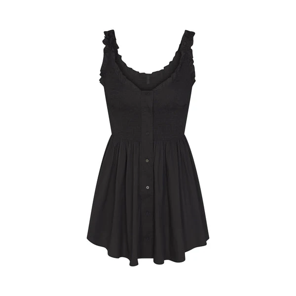RHINESTONE KNIT HALTER MIDI SLIP DRESS | ONYX | SKIMS RHINESTONE KNIT HALTER MIDI SLIP DRESS | ONYX | SKIMS