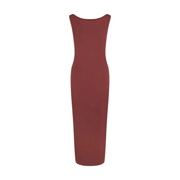 knee length dresses for ladies SKIMS SOFT LOUNGE LONG SLIP DRESS – Luxe by Kan main image 0