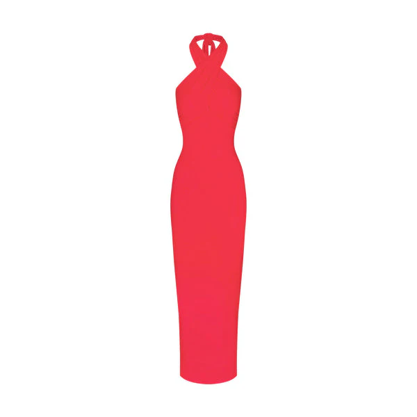 skims halter neck dress Cloud Halter Long Dress
