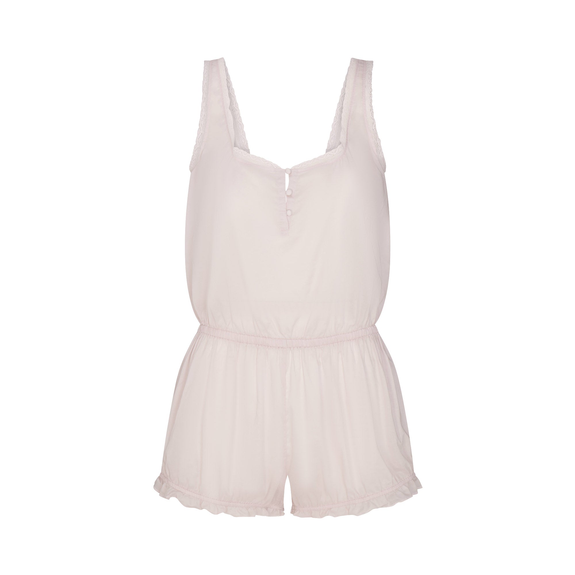 VOILE SLEEP ONESIE | LIGHT LILAC FLAT ON A WHITE BACKGROUND | FLT