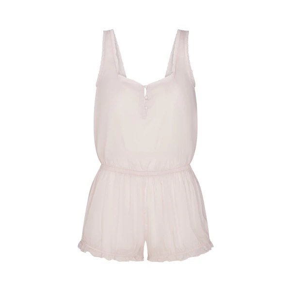 VOILE SLEEP ONESIE | LIGHT LILAC FLAT ON A WHITE BACKGROUND | FLT