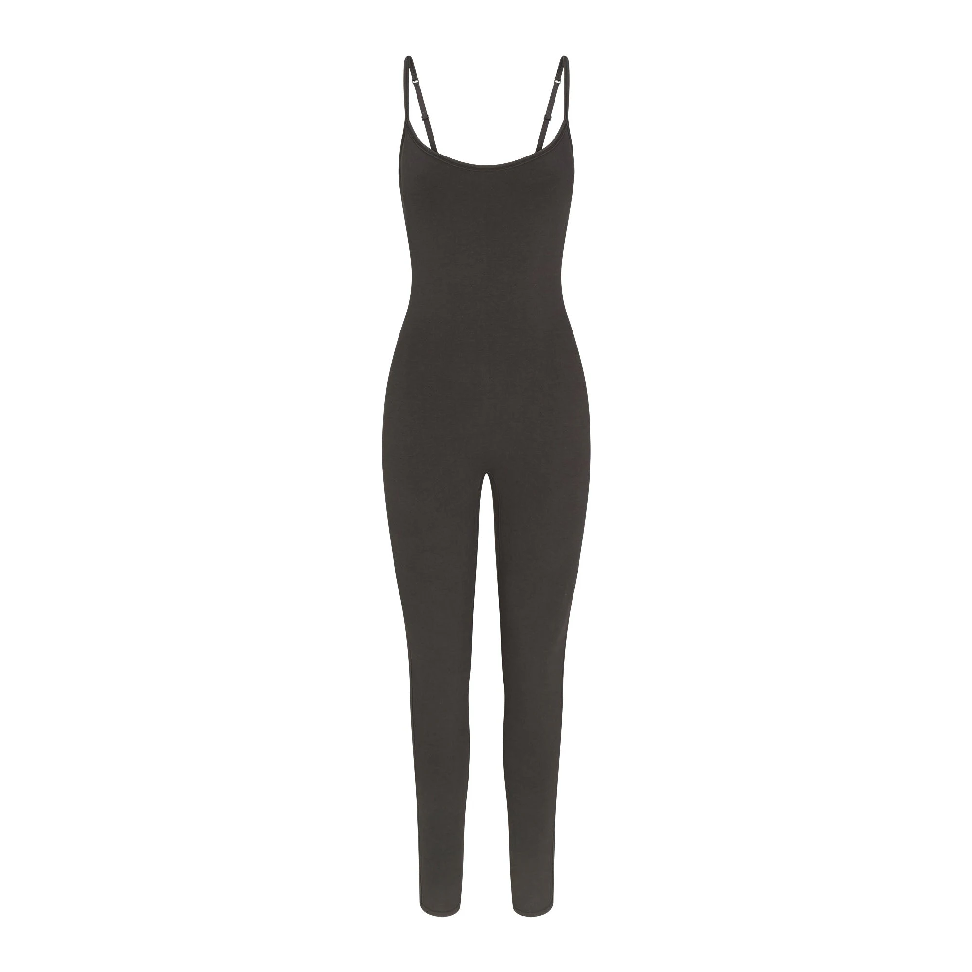 OUTDOOR CAMI CATSUIT | WASHED ONYX FLAT ON A WHITE BACKGROUND | FLT