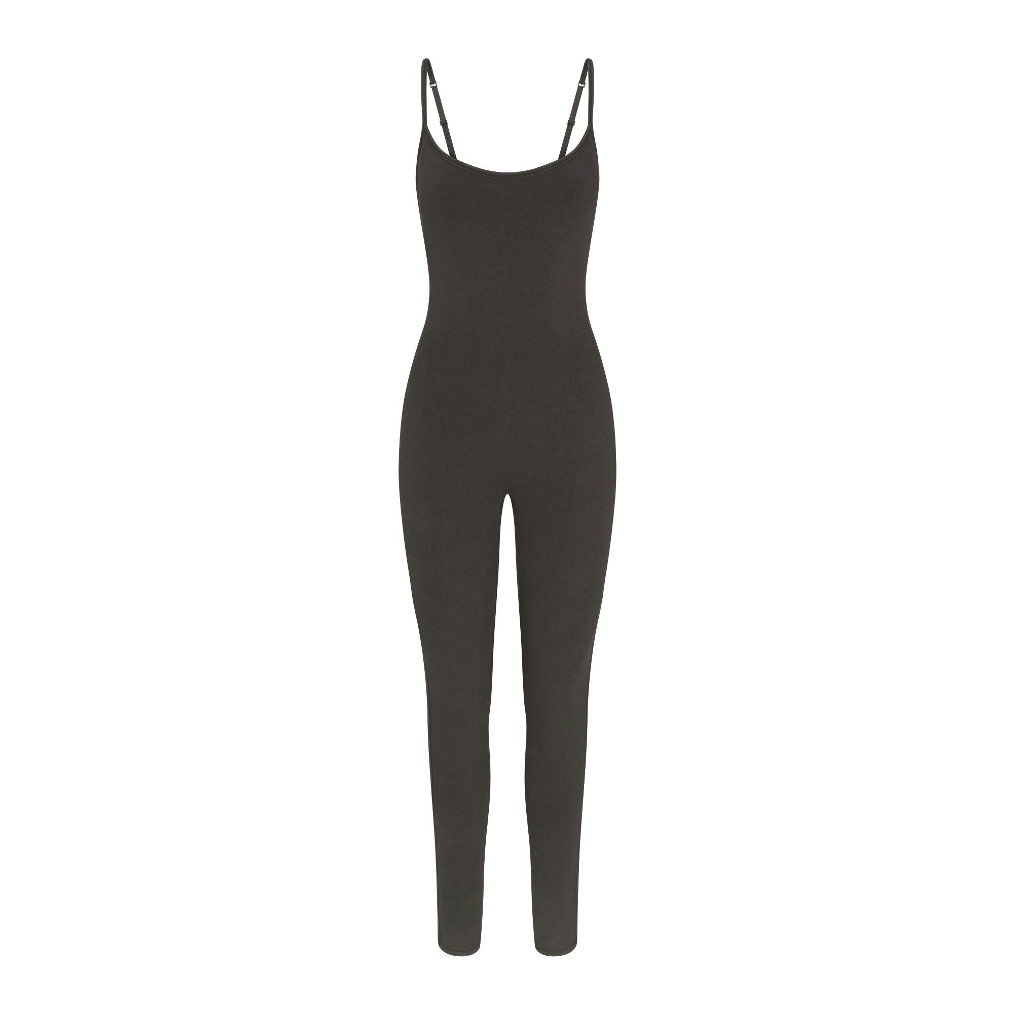 OUTDOOR CAMI CATSUIT | WASHED ONYX FLAT ON A WHITE BACKGROUND | FLT