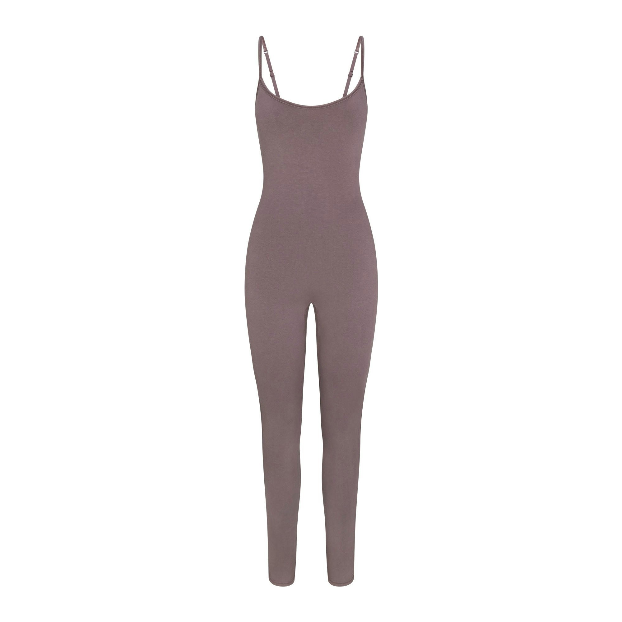 OUTDOOR CAMI CATSUIT | ZINC FLAT ON A WHITE BACKGROUND | FLT