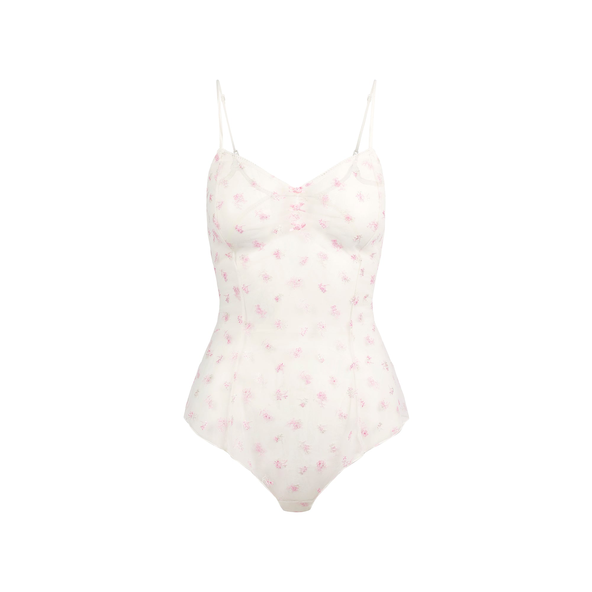SPRING INTIMATES TEDDY | MARBLE MULTI TULLE
