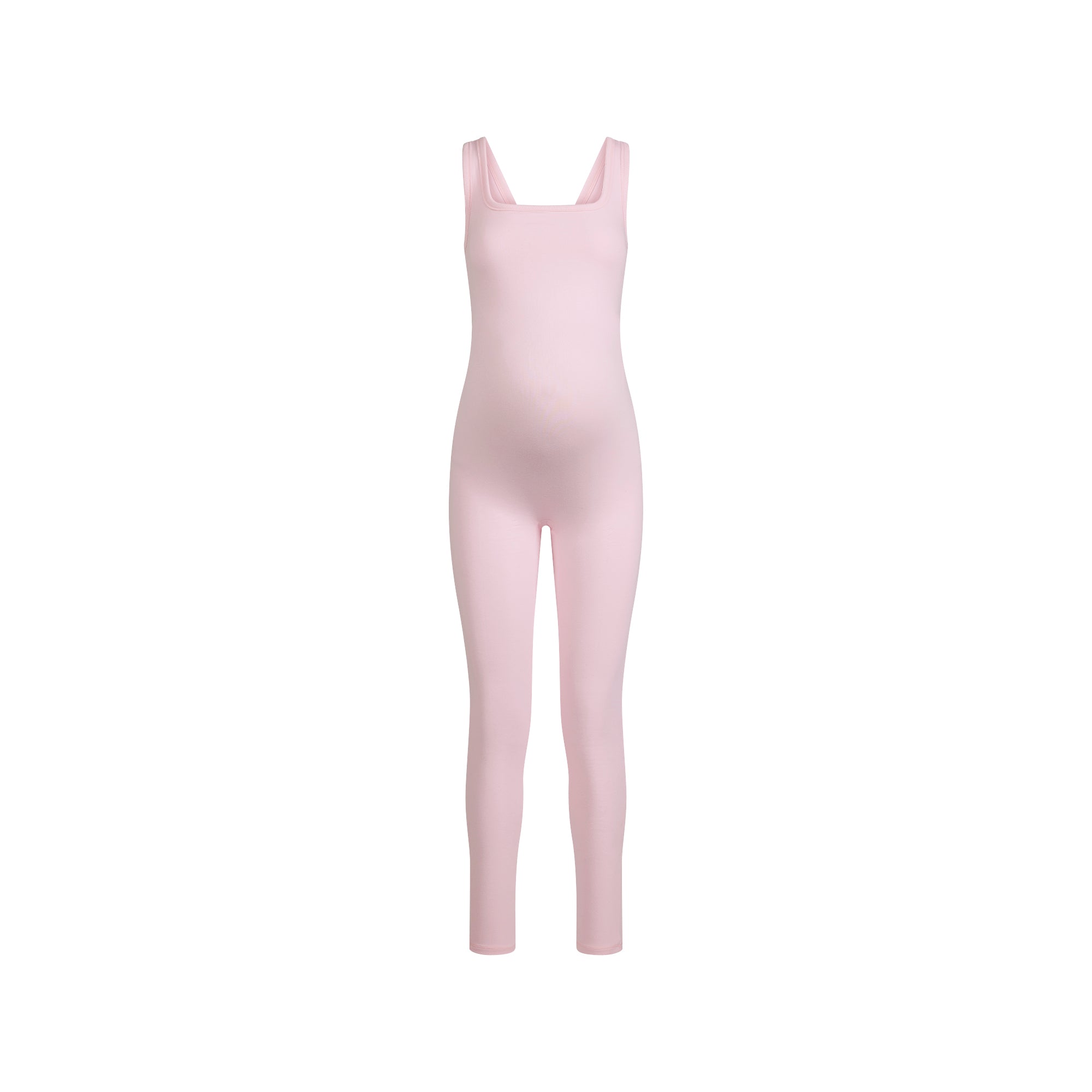 COTTON JERSEY MATERNITY CATSUIT | CHERRY BLOSSOM | SKIMS