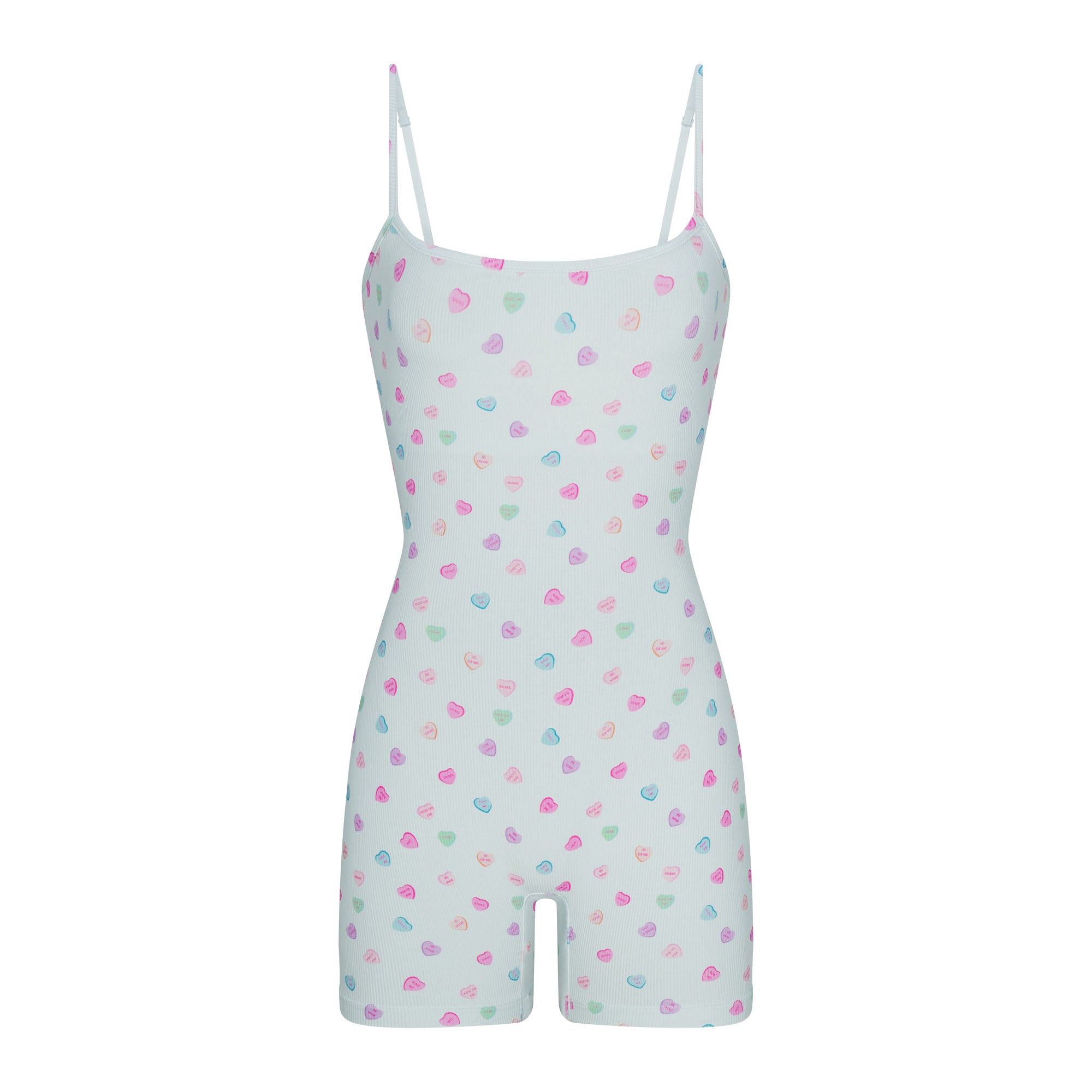 SOFT LOUNGE ROBE | CLOUD CANDY HEART PRINT