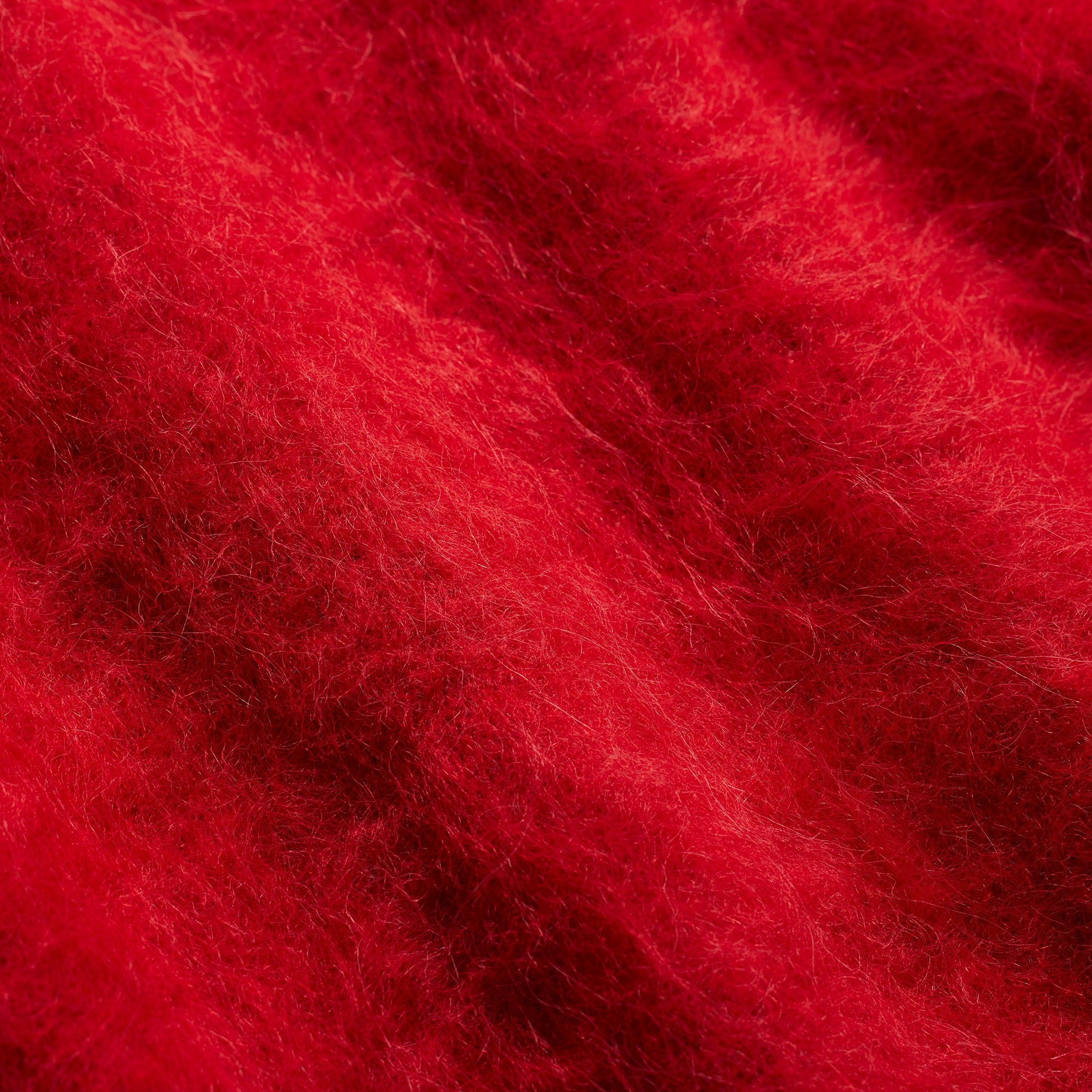 BRUSHED ALPACA CREWNECK SWEATER | CRANBERRY ADDITIONAL FABRIC DETAILS