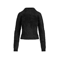 BRUSHED ALPACA CREWNECK SWEATER