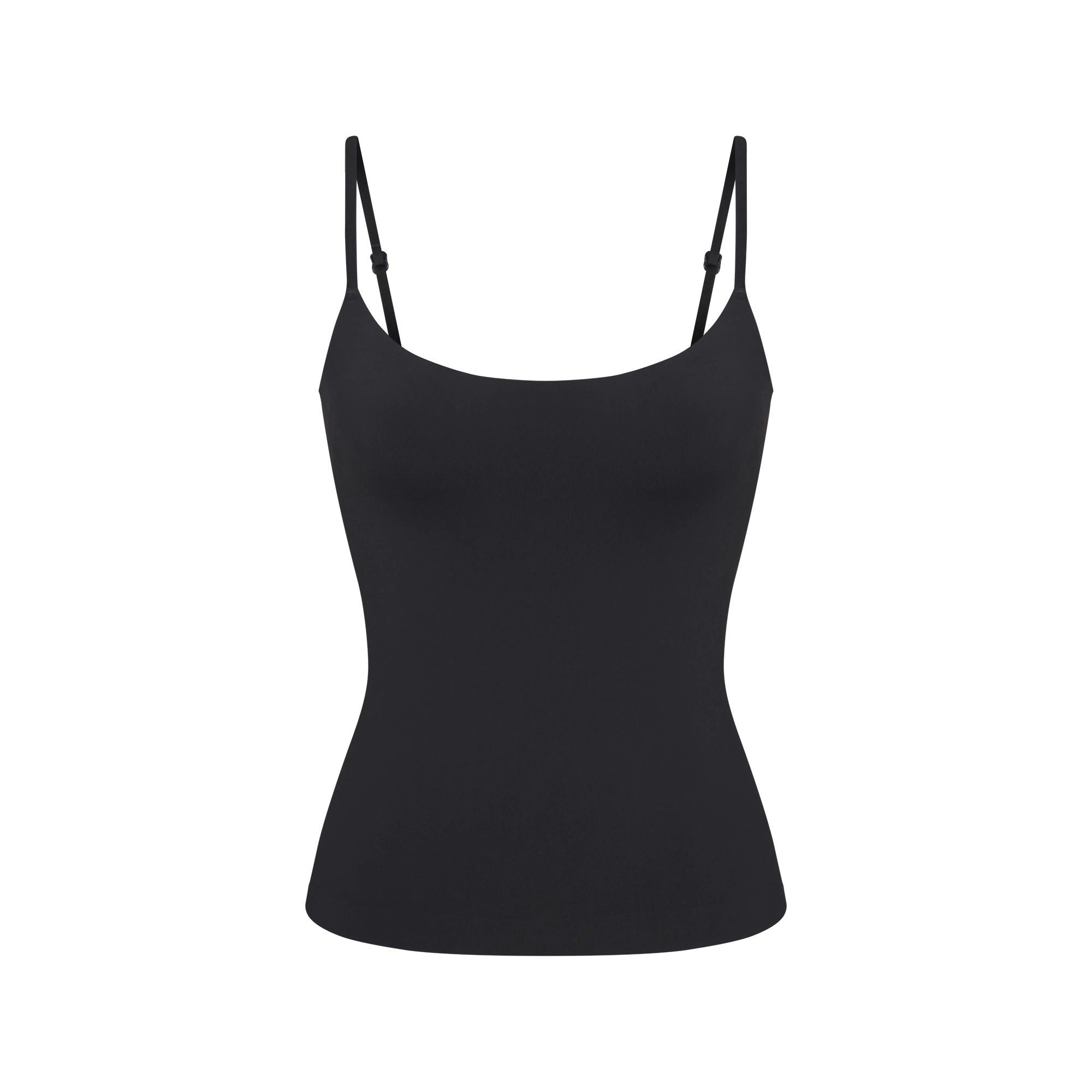 SOFT SMOOTHING SEAMLESS PADDED CAMI | ECLIPSE FLAT ON A WHITE BACKGROUND | FLT