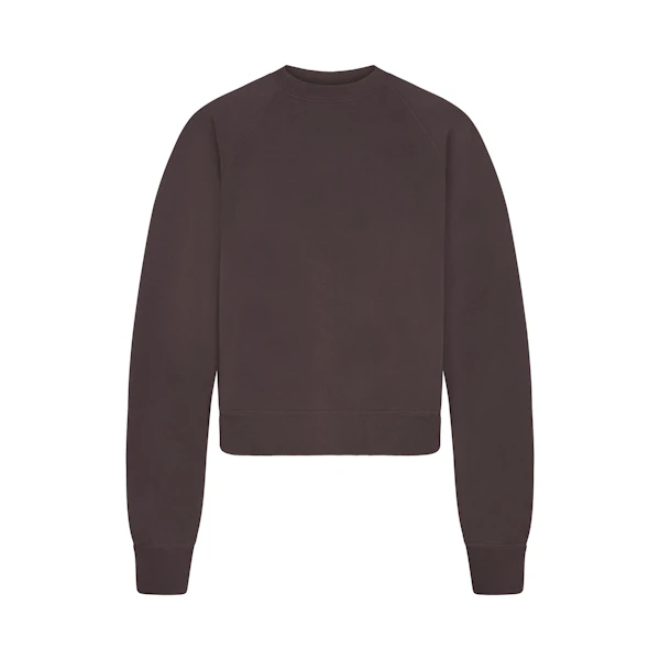 FRENCH TERRY CLASSIC CREWNECK | IRON FLAT ON A WHITE BACKGROUND | FLT