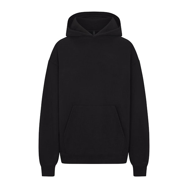 VINTAGE FLEECE OVERSIZED HOODIE | WASHED ONYX (HOODIES) FLAT ON A WHITE BACKGROUND | FLT