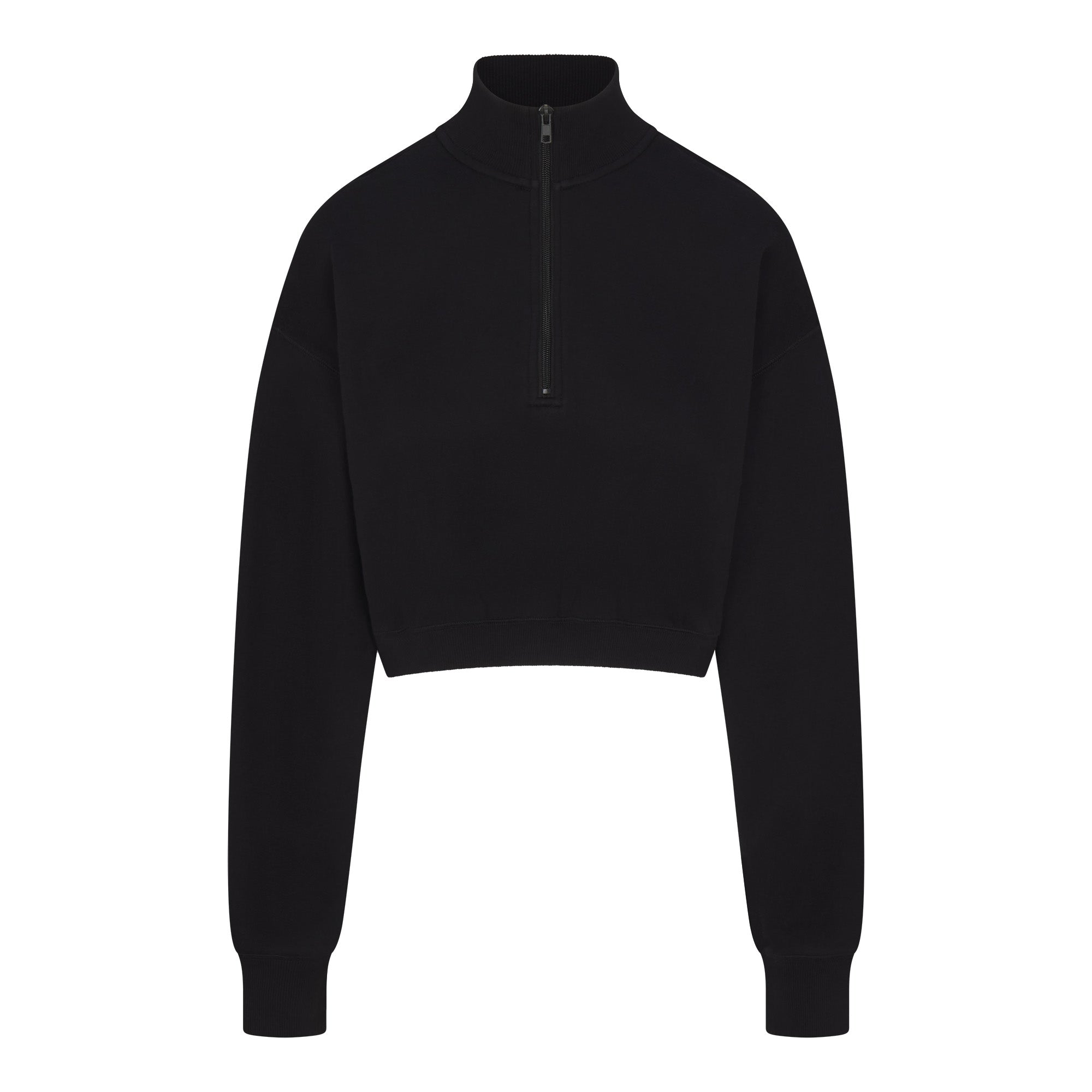 Cropped half zip jacket on sale