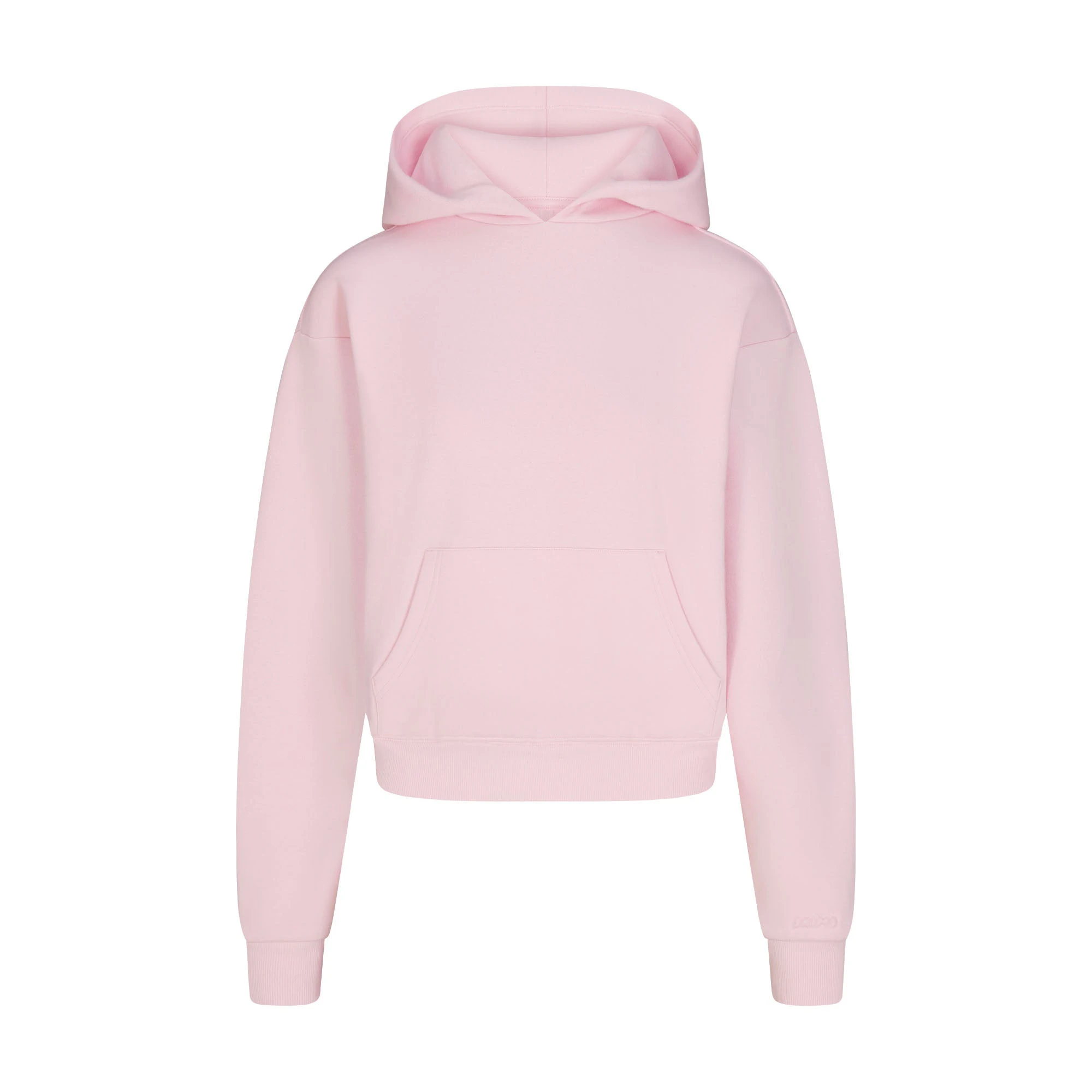 COTTON FLEECE CLASSIC HOODIE | CHERRY BLOSSOM & LAYS FLAT ON A WHITE BACKGROUND | FLT