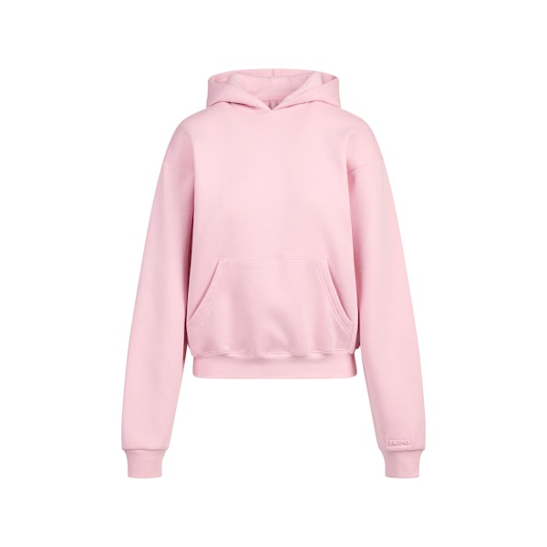 COTTON FLEECE CLASSIC HOODIE | HALITE FLAT ON A WHITE BACKGROUND | FLT