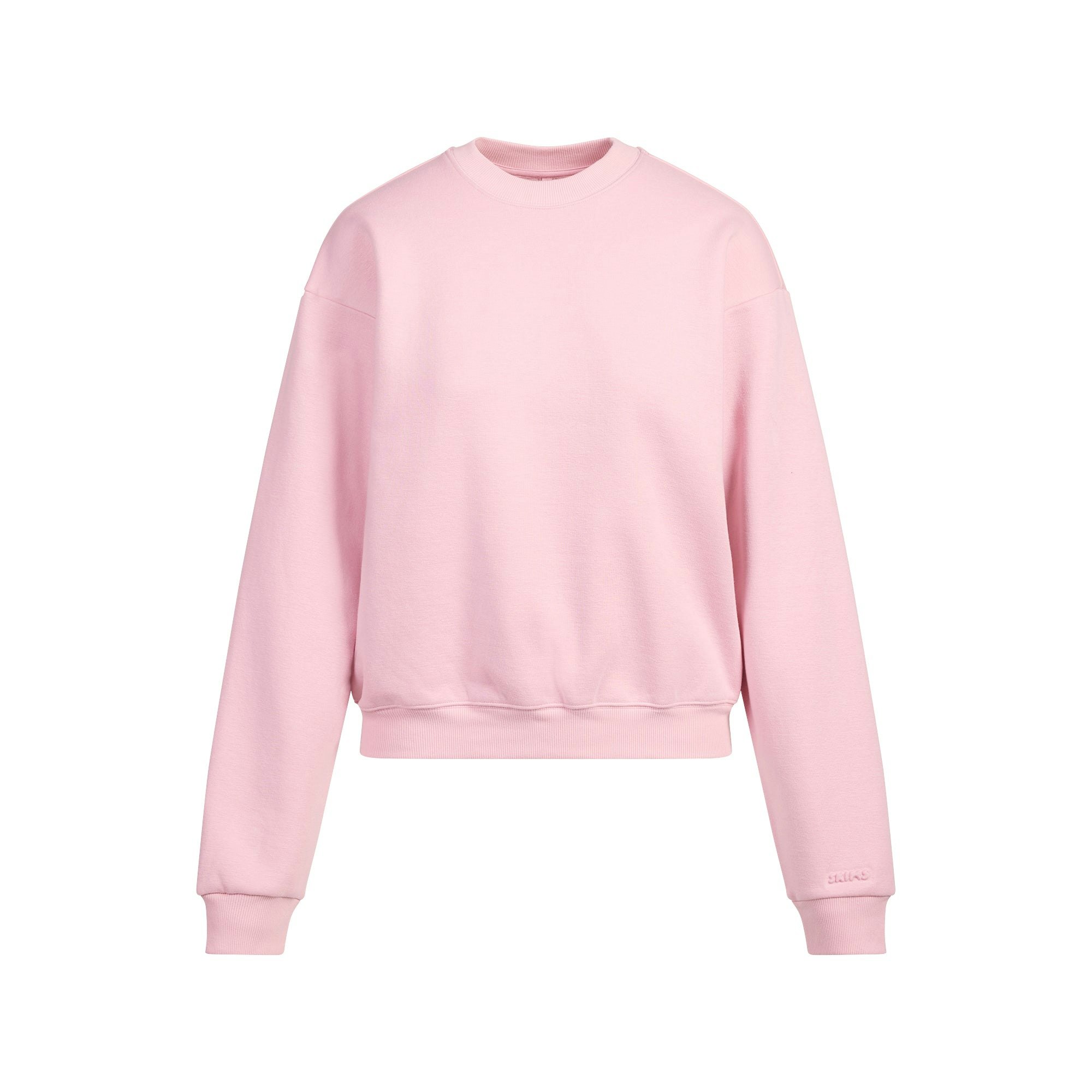 COTTON FLEECE CLASSIC CREWNECK | HALITE FLAT ON A WHITE BACKGROUND | FLT