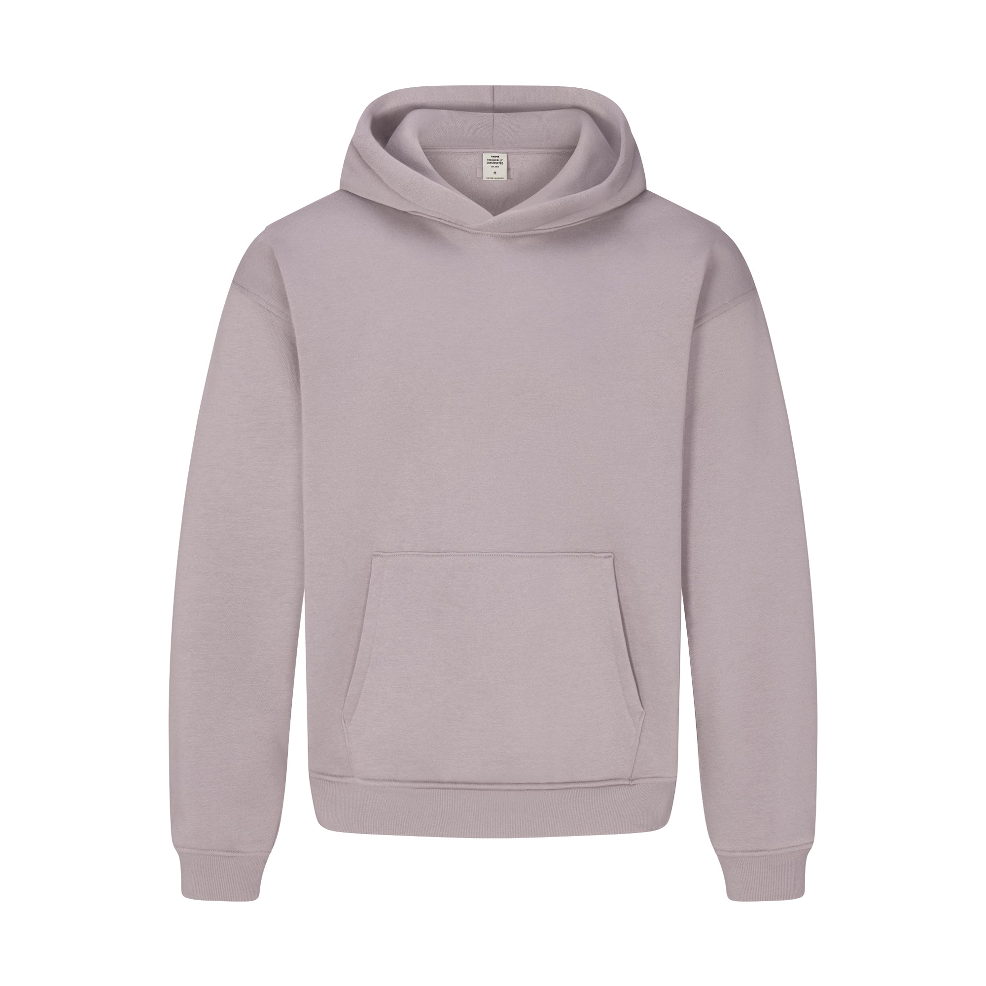 FLEECE LOUNGE MENS RELAXED HOODIE | SHADOW FLAT ON A WHITE BACKGROUND | FLT