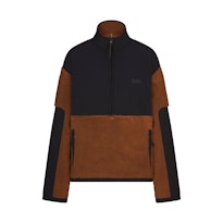 TEDDY OVERSIZED HALF ZIP UP PULLOVER