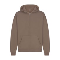 FLEECE LOUNGE MENS RELAXED ZIP UP HOODIE