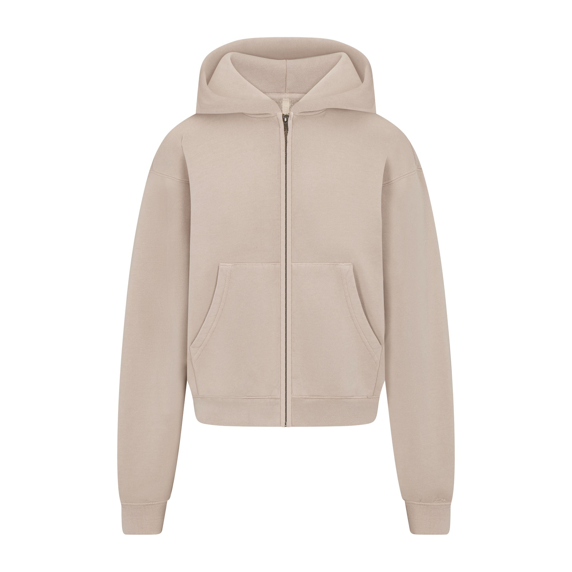 VINTAGE FLEECE ZIP UP HOODIE STONE