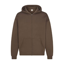 FLEECE LOUNGE MENS RELAXED ZIP UP HOODIE