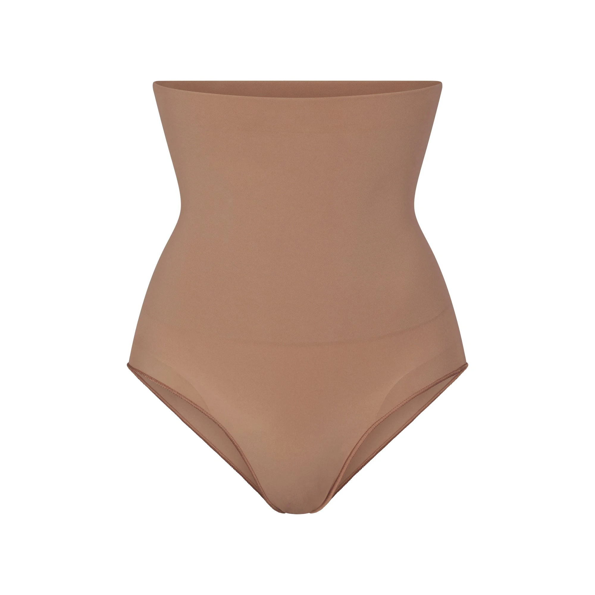CORE CONTROL HIGH-WAISTED BRIEF | SIENNA (SHAPEWEAR BRIEFS, SHAPEWEAR) LAYS FLAT ON A WHITE BACKGROUND | FLT