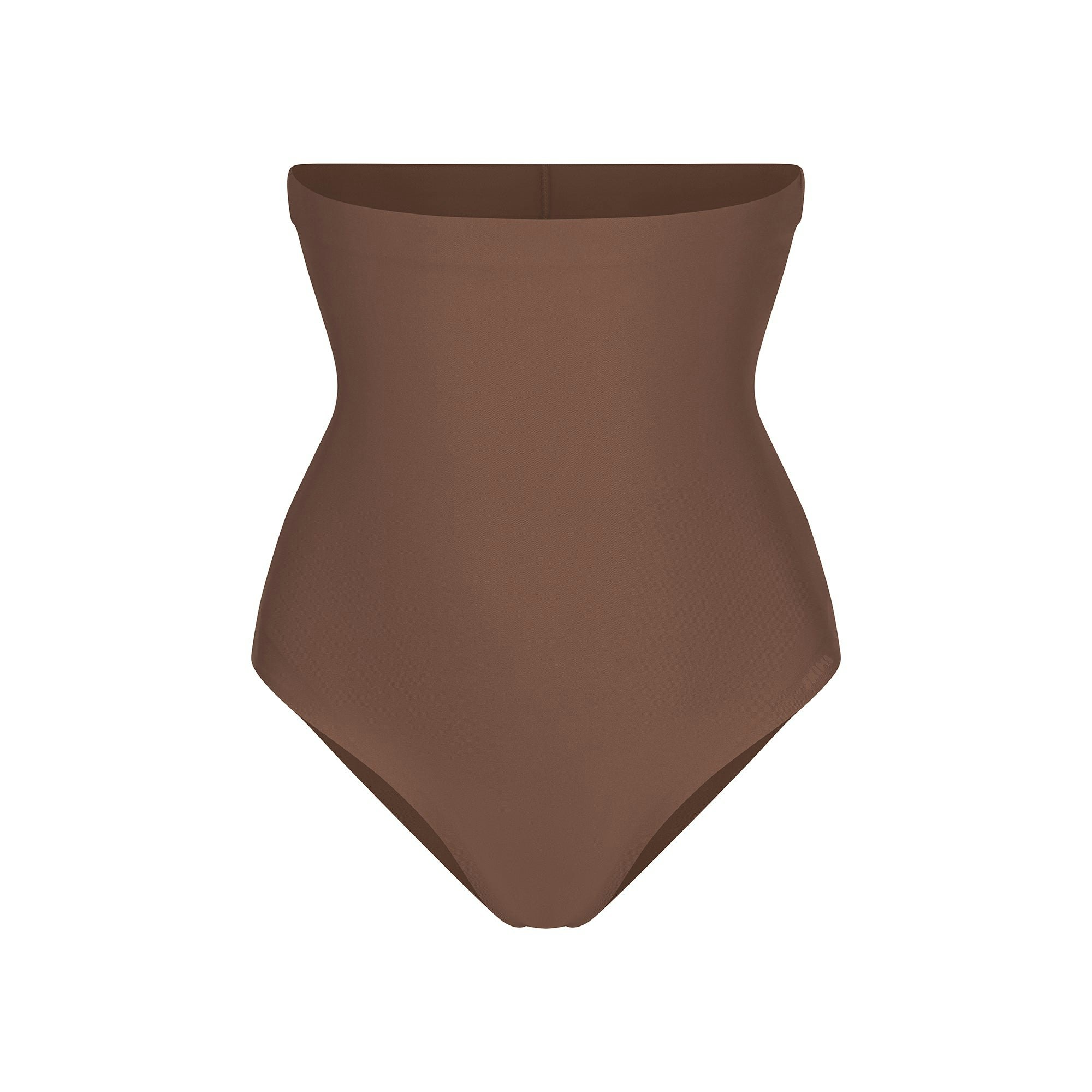 SKIMS BODY CORE SCULPT HIGH-WAISTED BRIEF | JASPER FLAT ON A WHITE BACKGROUND | FLT | FLT