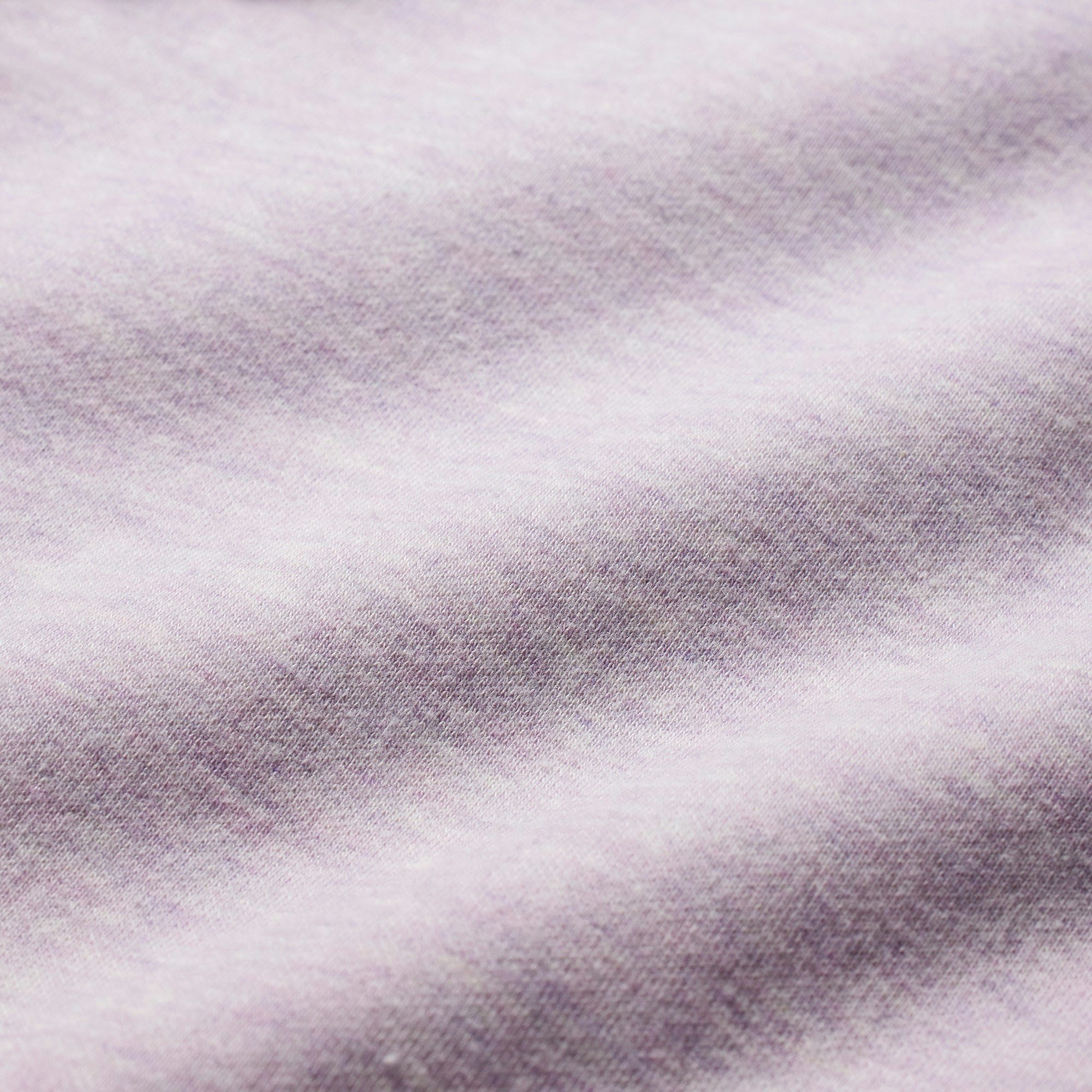 COTTON FLEECE POLO SWEATSHIRT | PURPLE HEATHER ADDITIONAL FABRIC DETAILS | about this fabric